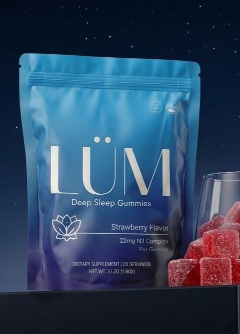 LÜM Deep Sleep Gummies bag