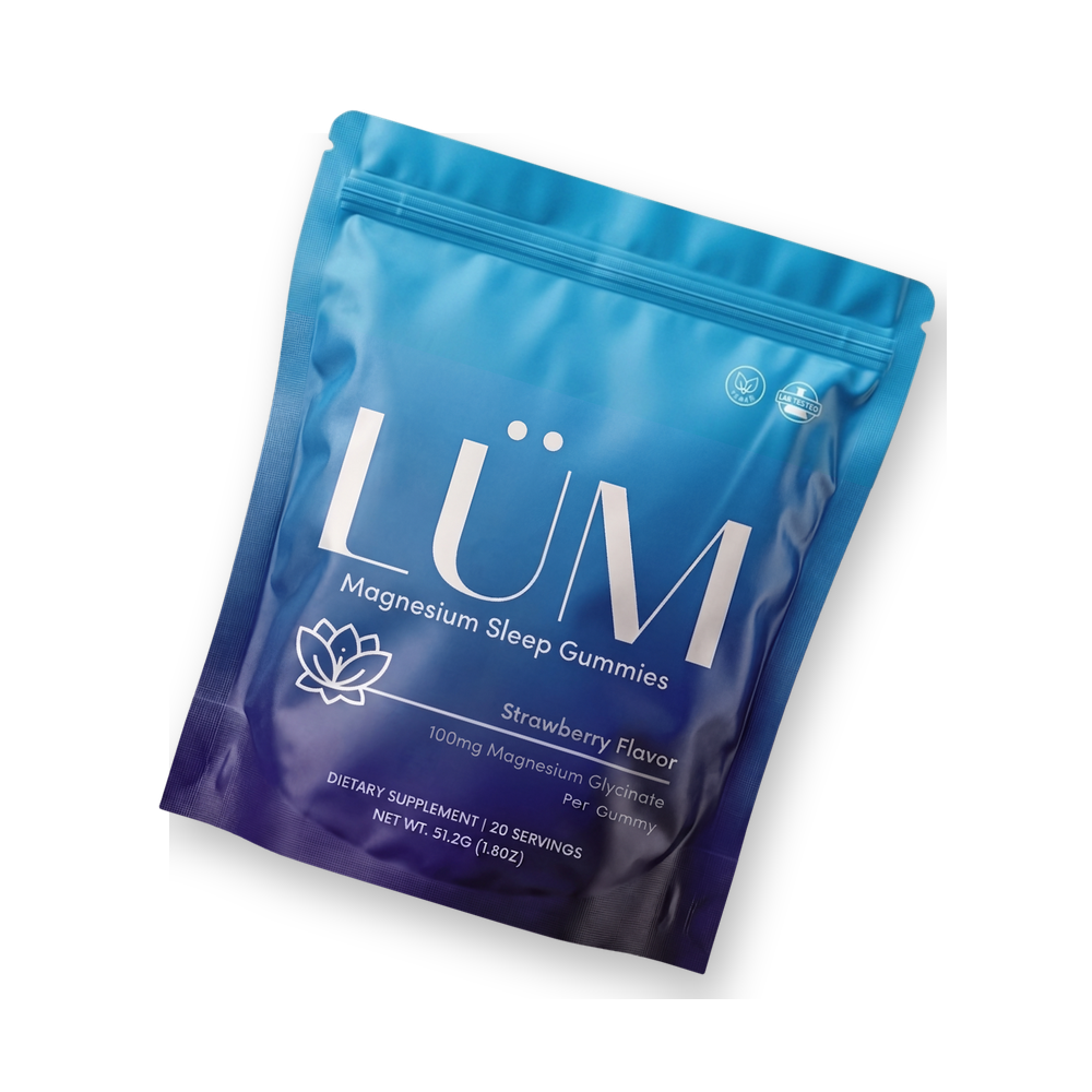 LÜM Magnesium Sleep Gummies bag